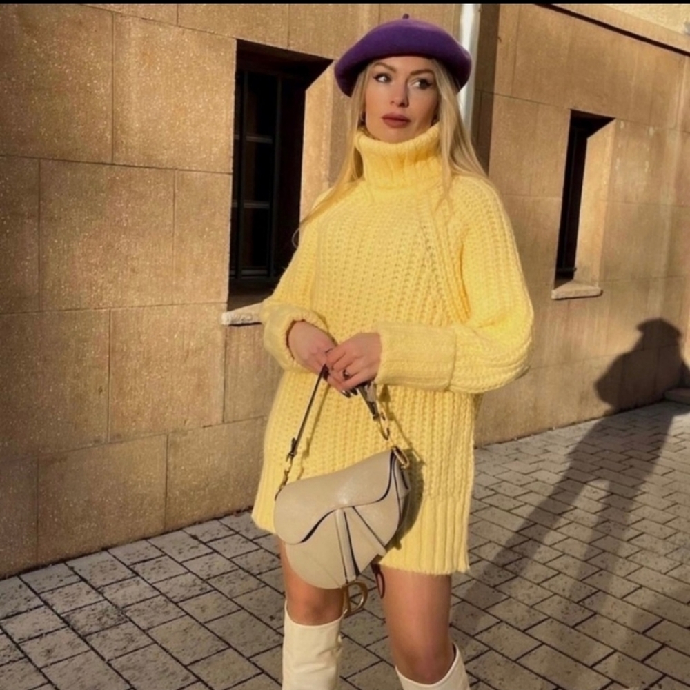Zara Oversized knit sweater - Picture 2 of 16